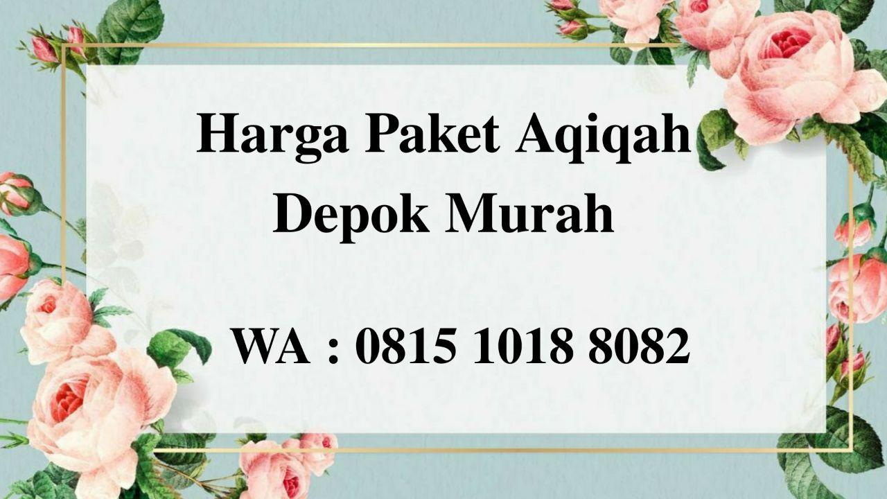Jasa Aqiqah Depok