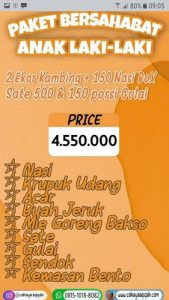 Paket Bersahabat Anak Laki Laki